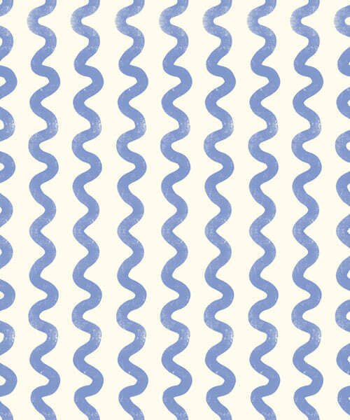 Tapet Model albastru ondulat pe fundal deschis, Tapet abstract, a01187v2 : Uwalls.ro