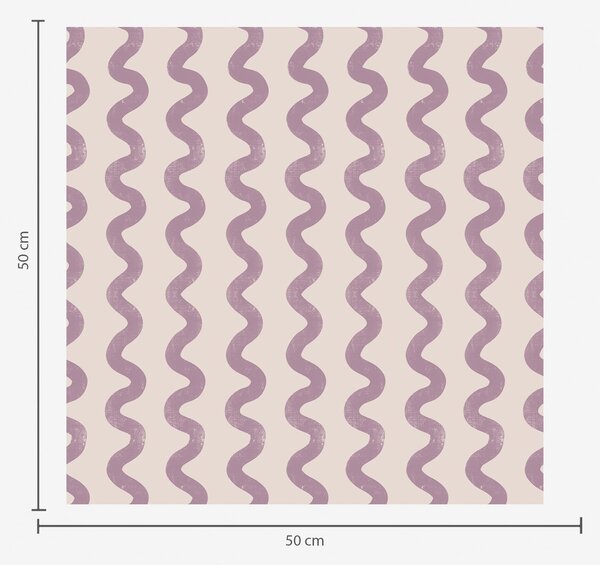 Tapet Model ondulat în nuanțe de liliac pe fundal deschis, Tapet abstract, a01187v4 : Uwalls.ro