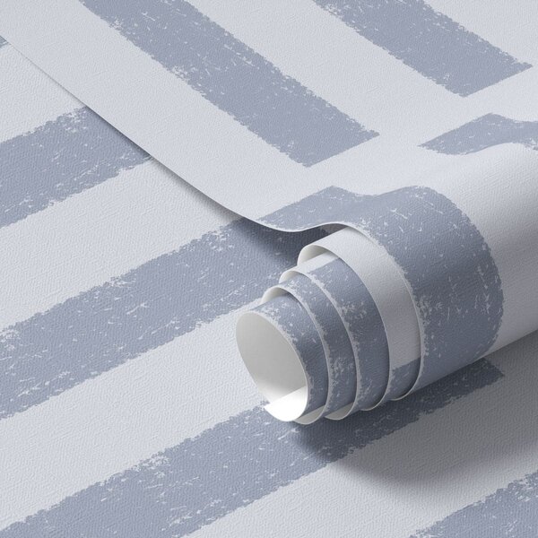 Tapet Dungi verticale albastre deschise pe un fundal deschis, Tapet unic, a01189v2 : Uwalls.ro