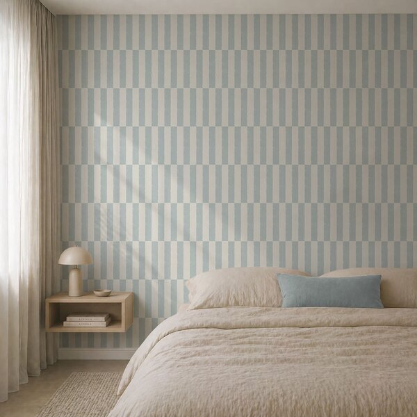 Tapet Dungi verticale de culoare albastru deschis pe un fundal deschis, Tapet unic, a01190 : Uwalls.ro