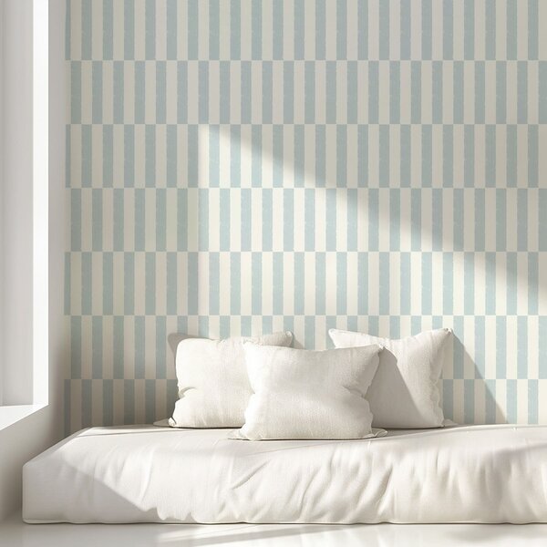 Tapet Dungi verticale de culoare albastru deschis pe un fundal deschis, Tapet unic, a01190 : Uwalls.ro