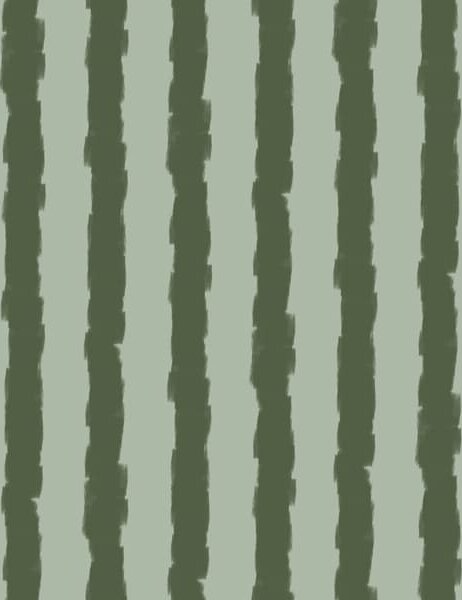Tapet Pensule verticale de culoare verde închis pe un fundal deschis, Tapet unic, a01191v1 : Uwalls.ro