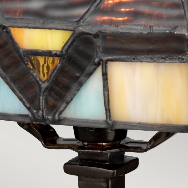 Elstead QZ-HOLMES-TL - Lampă de masă Tiffany HOLMES 1xE14/25W/230V