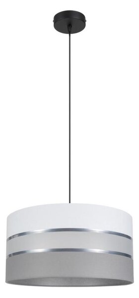 Lustră pe cablu CORAL 1xE27/60W/230V d. 40 cm albă/gri