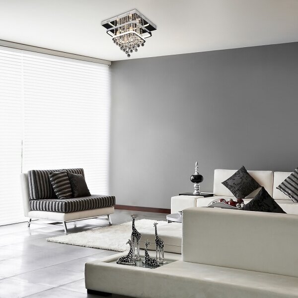 Lustră de cristal aplicată PALLAS LED/36W/230V + 4xE14/40W Rabalux 2239