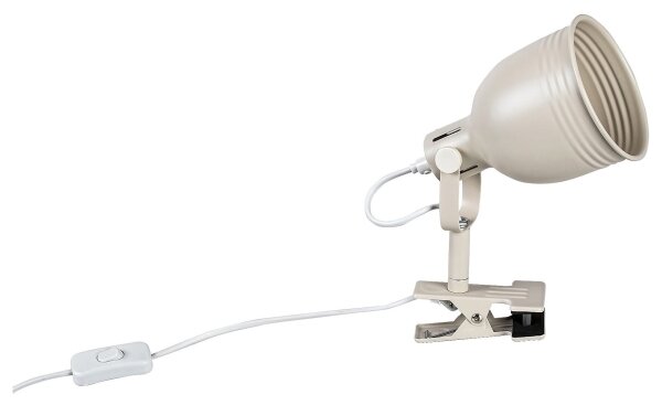 Lampă cu clemă 1xE14/25W/230V bej Rabalux 3093