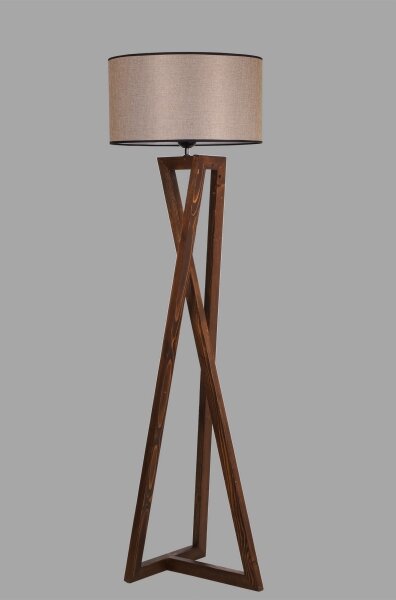 Lampadar MACKA 1xE27/60W/230V bej/maro