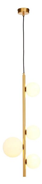 Lustră pe cablu TAIDA 4xG9/40W/230V alamă Jupiter 1921