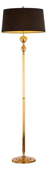 Lampadar BATUMI 1xE27/40W/230V neagră/alamă Jupiter 1955