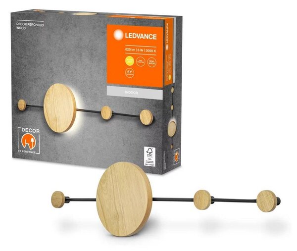 Aplică LED DECOR WOOD LED/6W/230V Ledvance