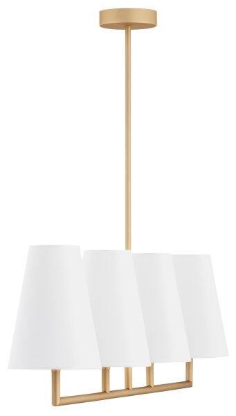 Lustră pe tijă SAFIANO 4xE27/15W/230V auriu Argon 1828