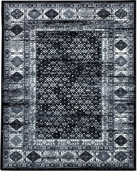 Covor oriental Hugo DELAVITA negru 120/170 cm