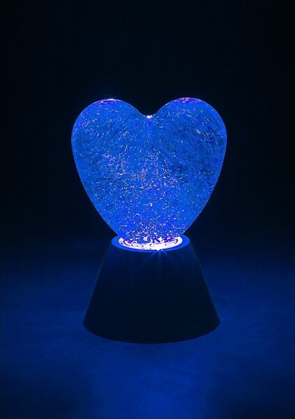 Rabalux 76040 - Lampă decorativă LED RGB SPARKLY LED/0,8W/3xAA, în formă de inimă