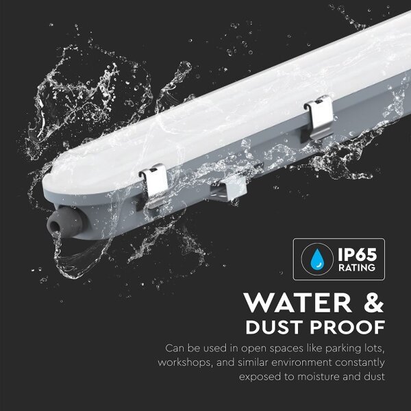 Corp de iluminat LED fluorescent tehnic cu senzor de mișcare LED/36W/230V 6500K IP65 120 cm