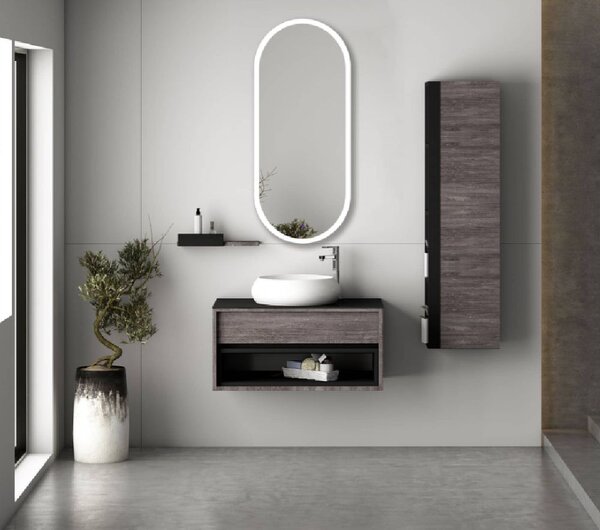 Venti Elipson oglindă 45x105 cm oval cu iluminare 5907459662771