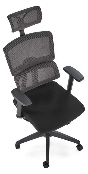Scaun de birou Coleman, gri / negru