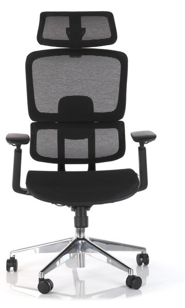 Scaun de birou Lustro, negru