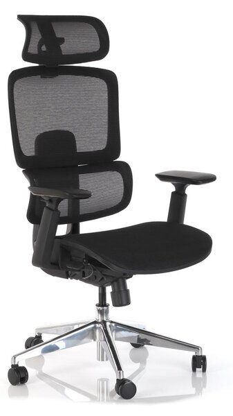 Scaun de birou Lustro, negru