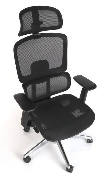 Scaun de birou Lustro, negru