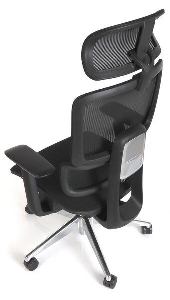 Scaun de birou Lustro, negru