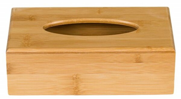Cutie depozitare Pufo din bambus pentru servetele, 28 x 15 cm, maro