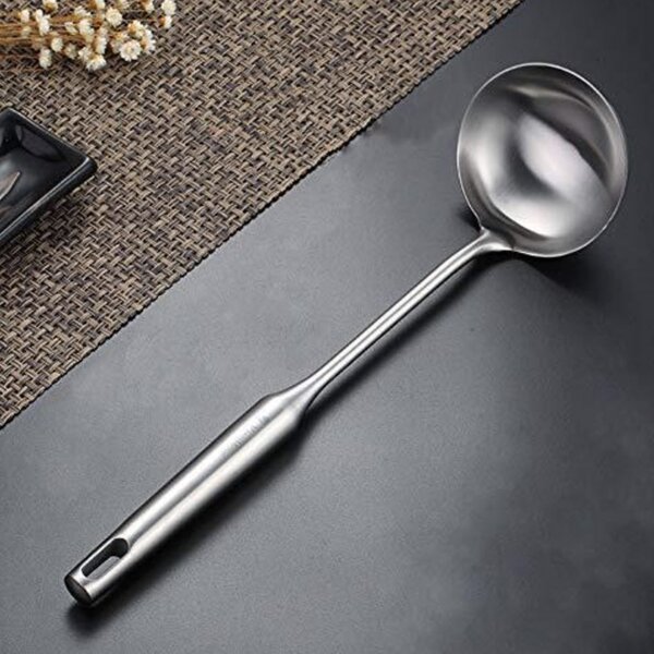 Polonic Pufo Premium din inox pentru servit si gatit, rezistent, 33 cm