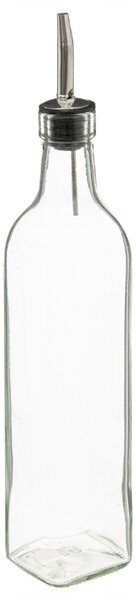 Sticle pentru ulei si otet in suport din bambus GUSTO, 2x 480 ml