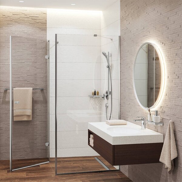 Suport prosop, Hansgrohe, AddStoris, crom