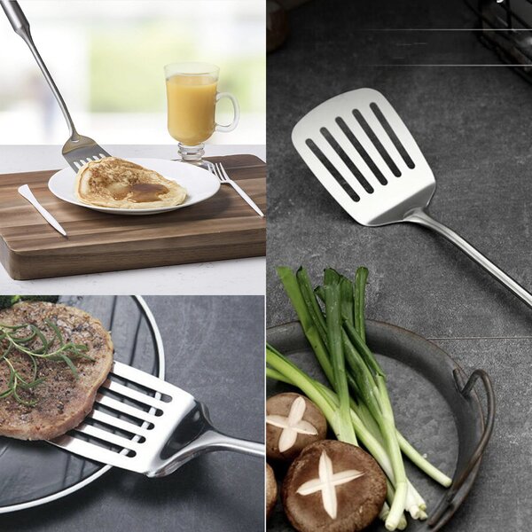 Paleta Pufo Premium din inox pentru gatit si servit, rezistenta, 38 cm