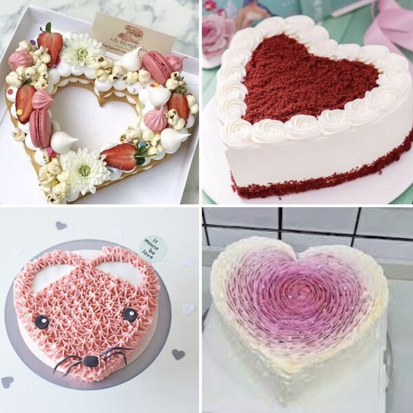 Set 3 forme metalice Pufo Heart Cake in forma de inima, pentru blat de tort, prajituri, otel, argintiu- romantice si durabile