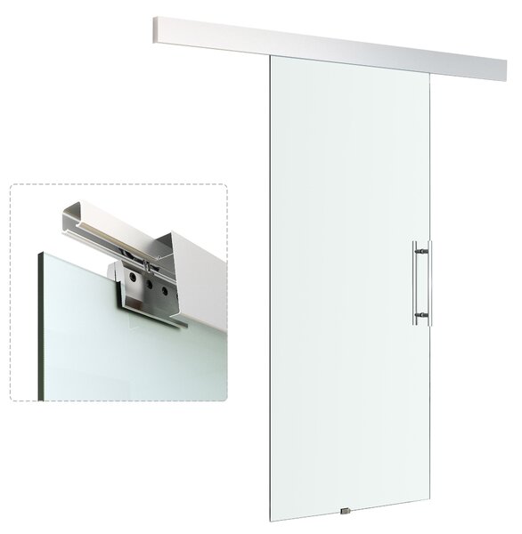 Homcom Usa Glisanta din Sticla pentru Interior, 210x75cm | Aosom Ro