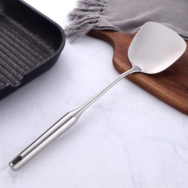 Paleta Pufo Premium din inox pentru gatit si servit, 38 cm