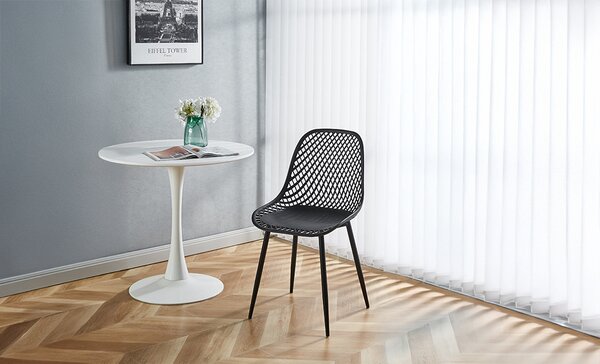 Scaun PP210MH Plastic Negru