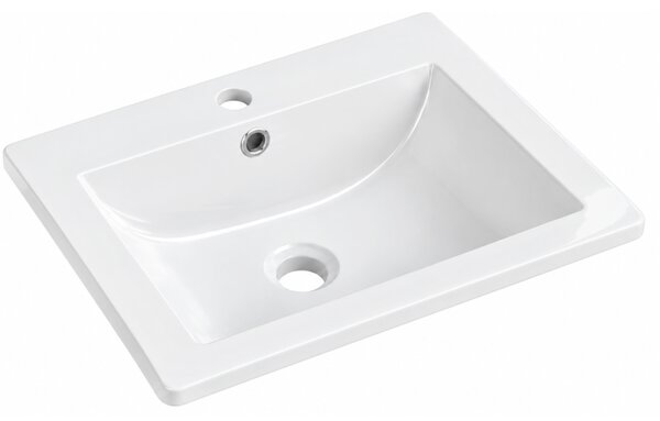 Mexen Lora chiuvetă încastrată în blat 53 x 46 cm, albă - 25365300