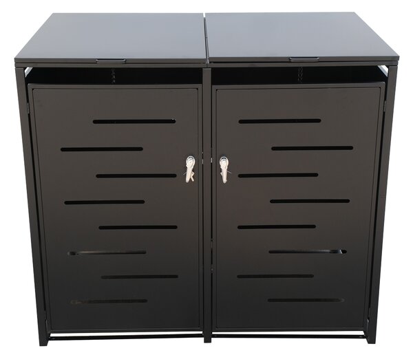 Furnigo Adăpost pentru coșuri de gunoi Arel 132x80x116 cm - antracit