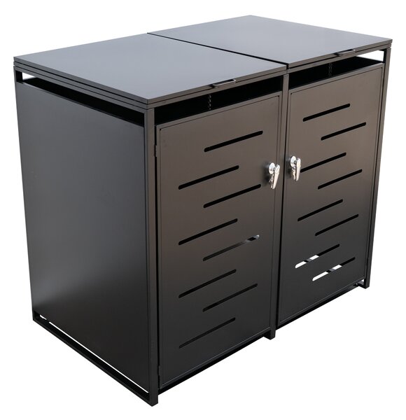 Furnigo Adăpost pentru coșuri de gunoi Arel 132x80x116 cm - antracit