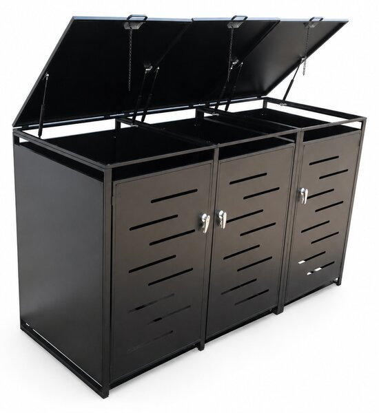 Furnigo Adăpost pentru coșuri de gunoi Arel 197x80x116 cm - antracit