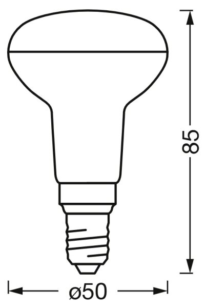 Bec LED dimerizabil SMART+ R50 E14/3,3W/230V 2700-6500K Wi-Fi - Ledvance