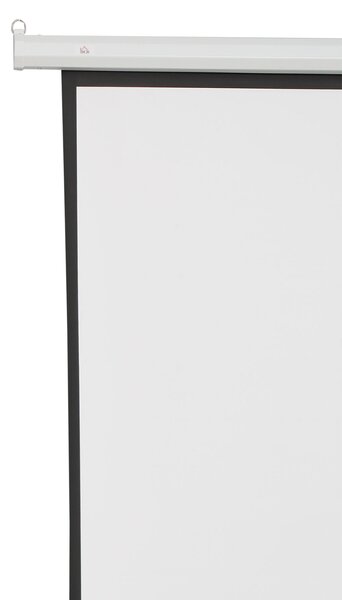 HOMCOM Ecran Proiecție Motorizat 100 Inch, Ideal pentru Home Cinema, Fabricat din Plasă, Plastic, Metal, 203x152 cm, Design Modern | Aosom Romania