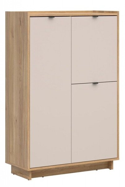Raft Lorlivo 106, Cașmir, Stejar, PAL laminat, 146x96x42cm, 65 kg
