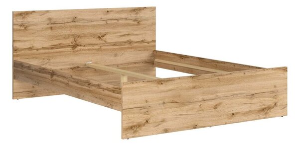 Set dormitor Avifera 123, Stejar Wotan, Alb lucios, PAL laminat