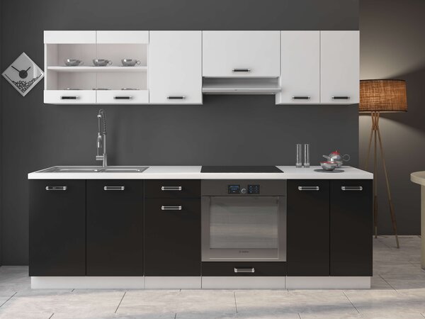 Dulap superior de bucătărie Oran 80 G 60 2F (alb). 1033038