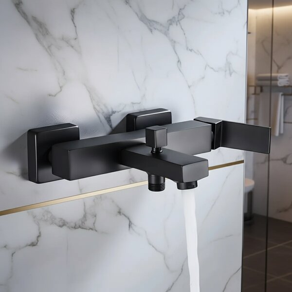 Baterie cada ST2531BL, Monocomanda, Culoare Negru Mat, Cartus Ceramic