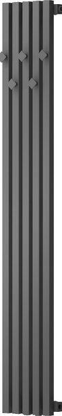 Mexen, Calorifer decorativ de baie Mexen Flux 1500 x 240 mm, 450 W, antracit - W127-1500-240-00-66