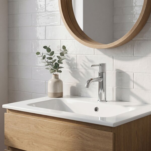 Baterie pentru lavoar Rea Venti Chrome Low