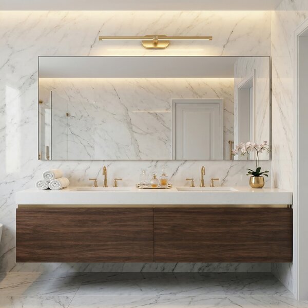 Aplică LED pentru baie APP1893-1W 60 cm BRUSH GOLD
