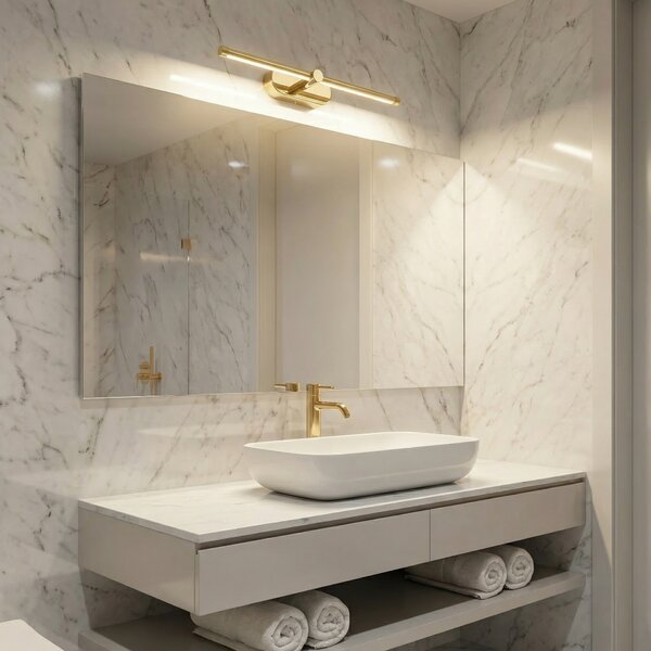 Aplică LED pentru baie APP1889-1W 40 cm GOLD