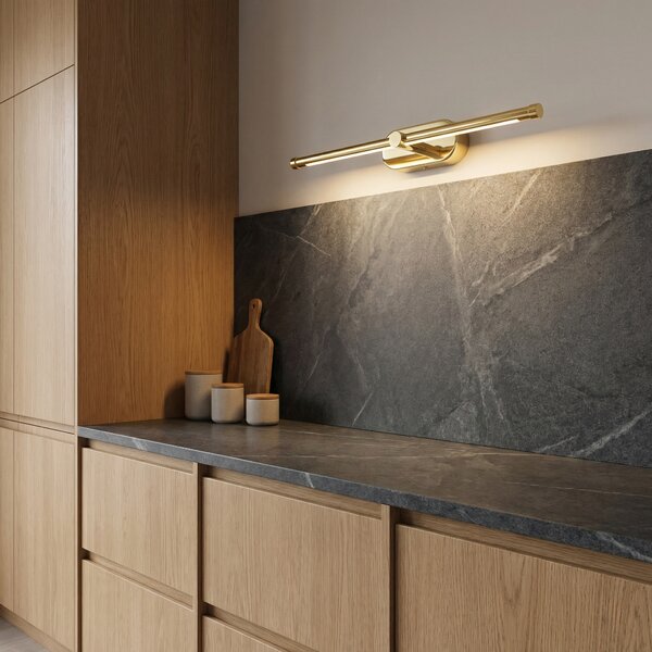 Aplică LED pentru baie APP1889-1W 40 cm GOLD