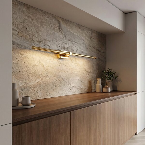Aplică LED pentru baie APP1891-1W 80 cm GOLD