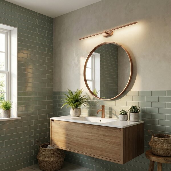 Aplică LED pentru baie APP1897-1W 80 cm BRUSH COPPER